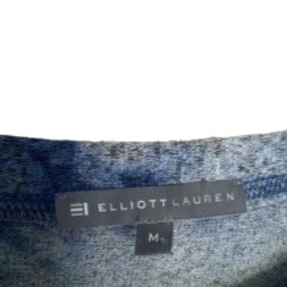 Elliot Lauren Blue Twilight Printed Sweatshirt Medium - Picture 3 of 4
